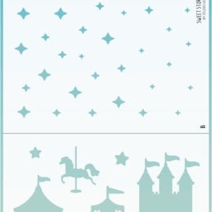Stencil capas Sweet Stories