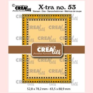Troquel ATC Cross Stitch Crealies