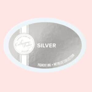 silver Metallic Pigment Ink Pad Catherine Pooler