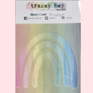 Stencil “Rainbow” Tracey Hey