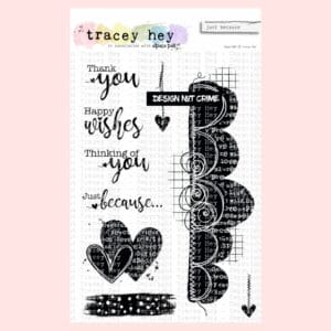 Sello  “Just Because” Tracey Hey A6