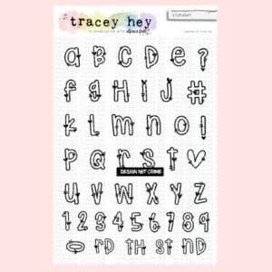 Sello  “Alphabet” Tracey Hey A5