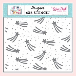 Stencil Shooting Stars 6x6