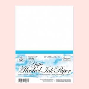 Papel para alcohol A5 10 Hojas.