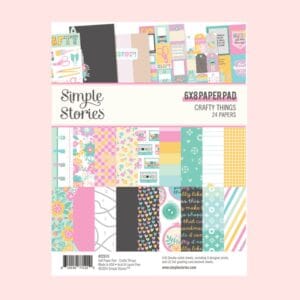 Pack Papeles Crafty Things 6x8 Inch Simple Stories