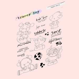 Sellos Legen-dairy Tracey Hey A5