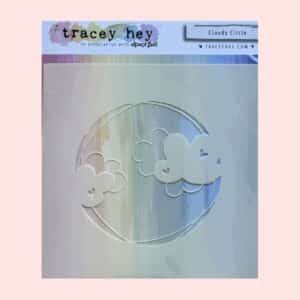 Stencil Cloudy Circle Tracey Hey