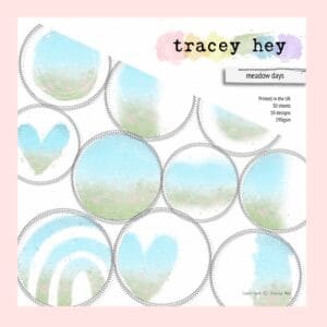 Pack 30 Papeles Meadow Days Tracey Hey 6x6 " 10 hojas