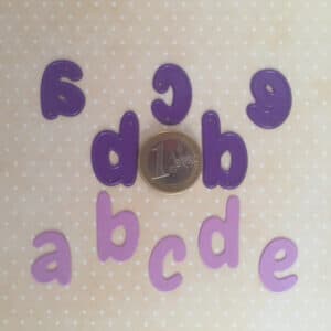Troquel de Abecedario Español minusculas y numeros