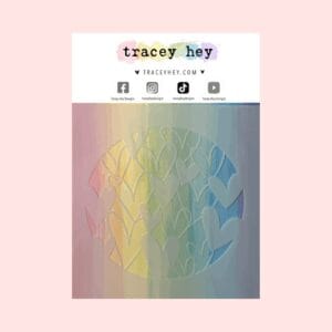 Stencil Doodle Heart Tracey Hey