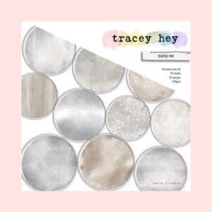 Pack 30 Papeles Stamp Me Tracey Hey 6x6 " 10 Diseños