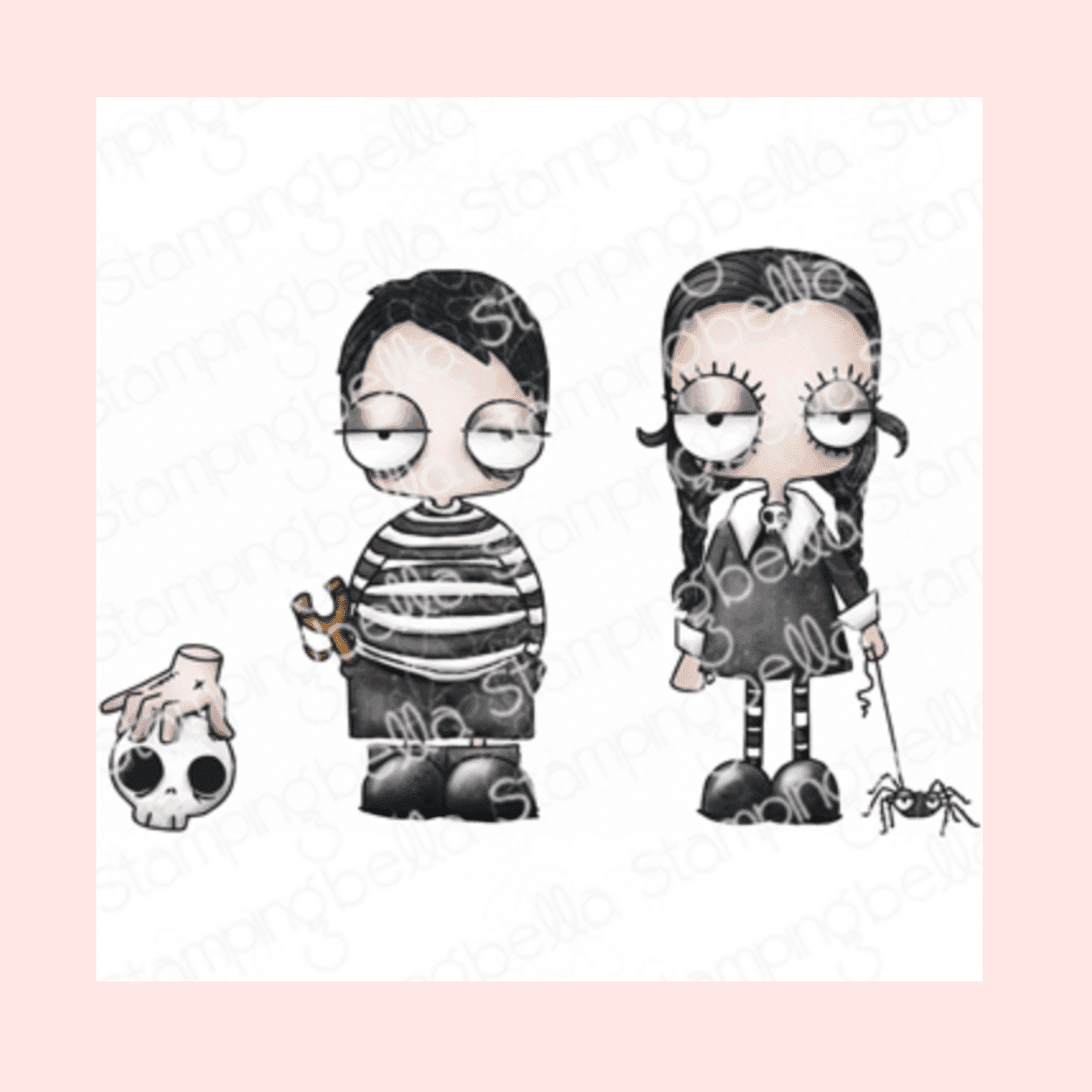 Sello ODDBALL SPOOKY KIDS StampingBella