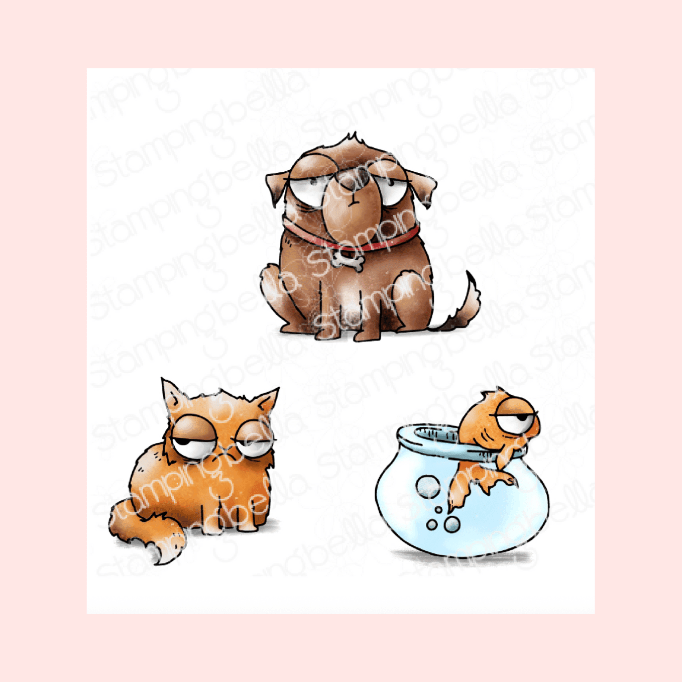Sello ODDBALL FAMILY PETS StampingBella