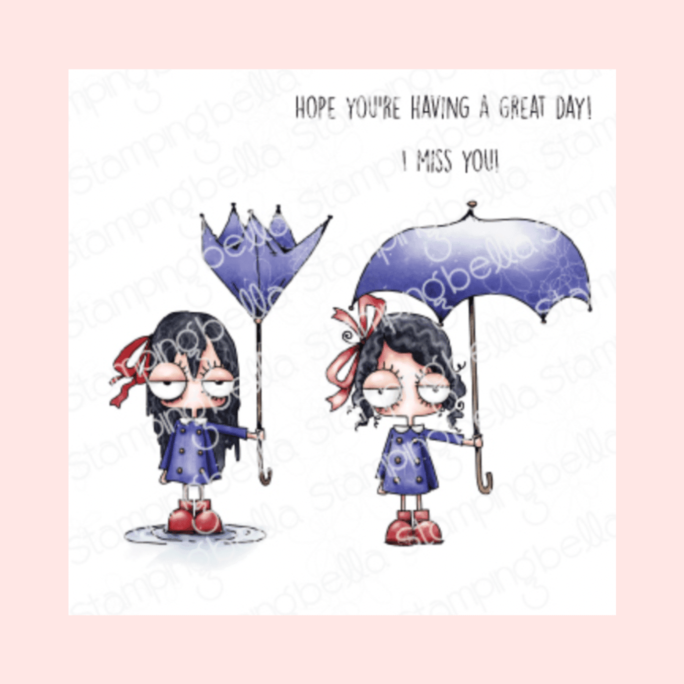 Sello MINI ODDBALL WEATHER GIRLS StampingBella