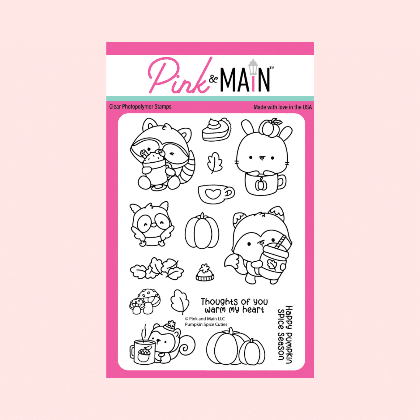 Sello Pumpkin Spice Cuties Pink and main
