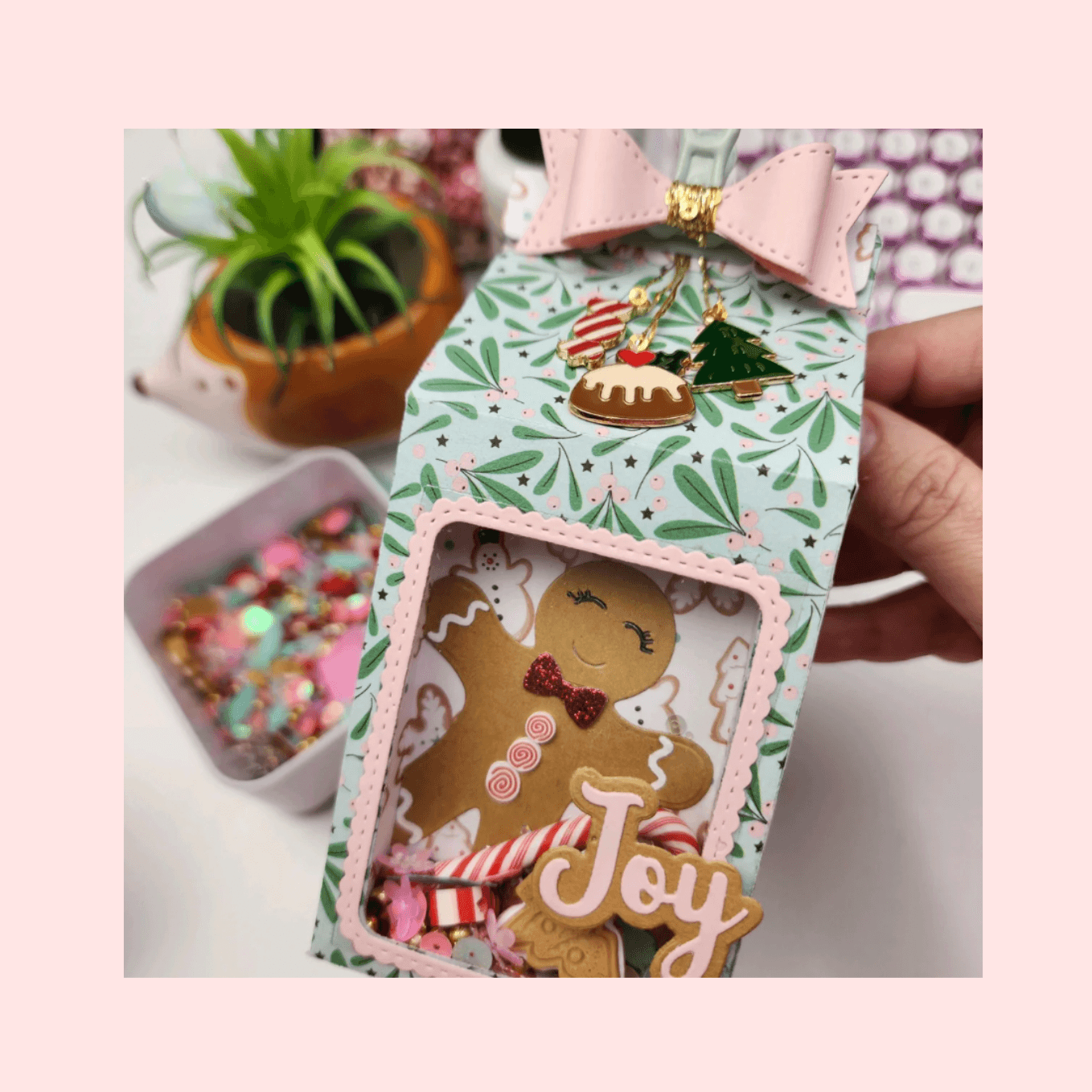 Troquel Caja de regalo Shaker