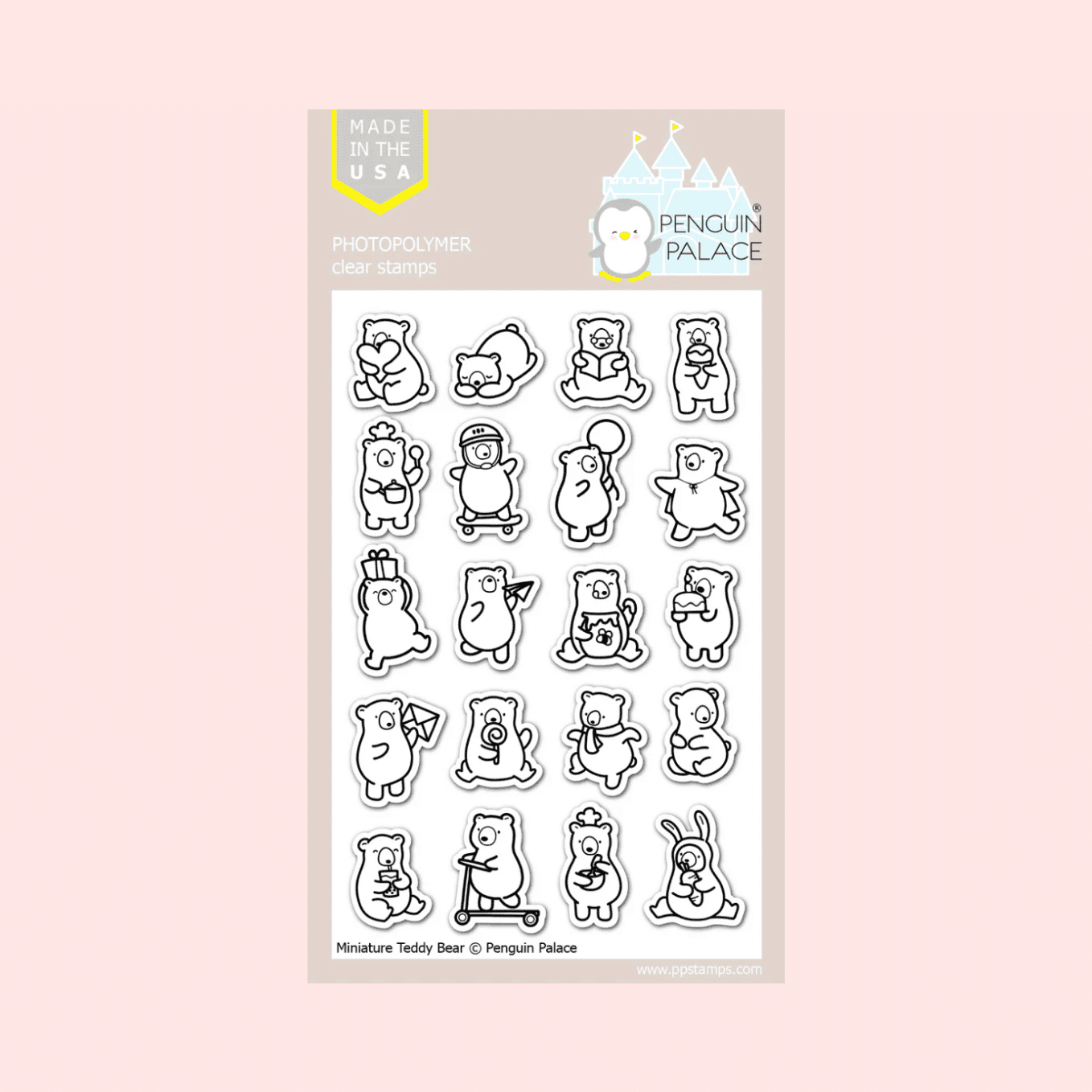 Sello Miniature Teddy Bear