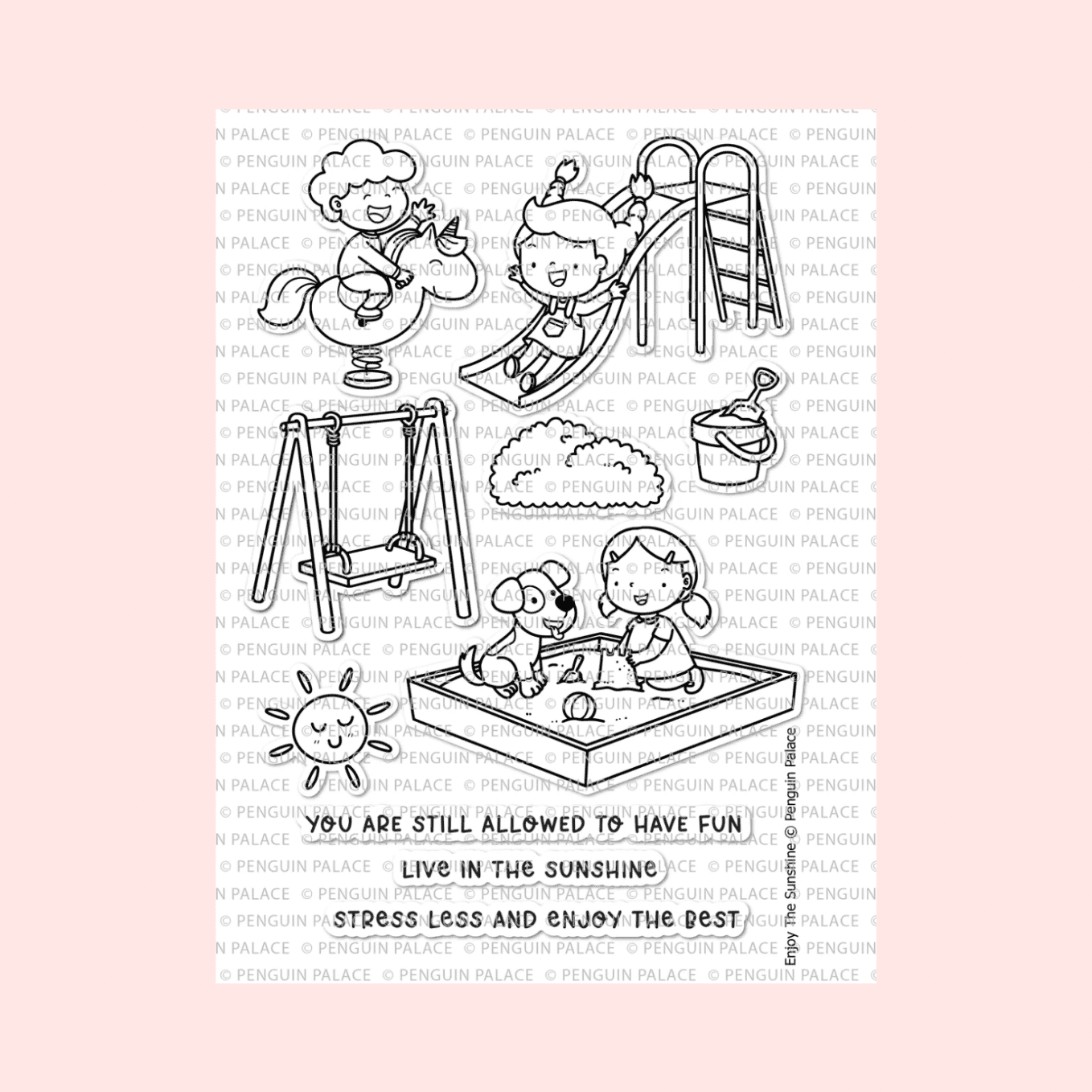 Sello Enjoy The Sunshine