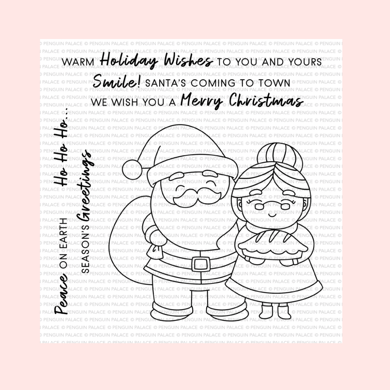 Sello Greetings From Santa