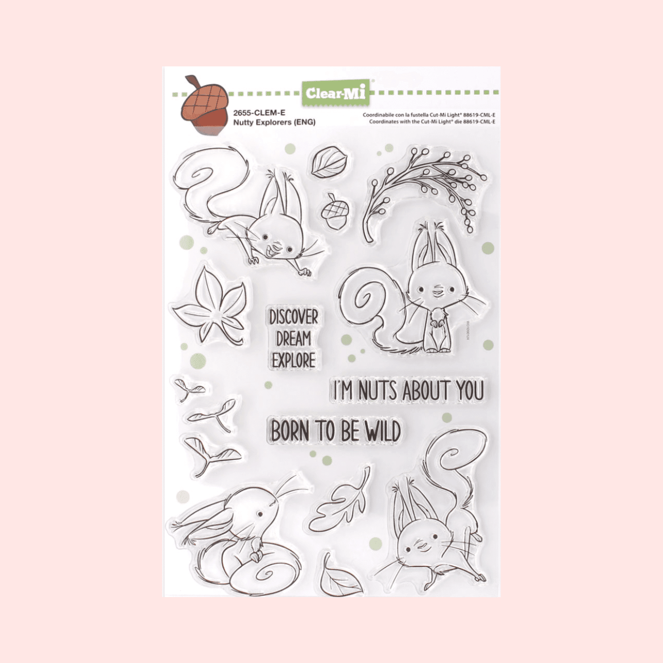 Sello Nutty Explorers ENG - Clear Me