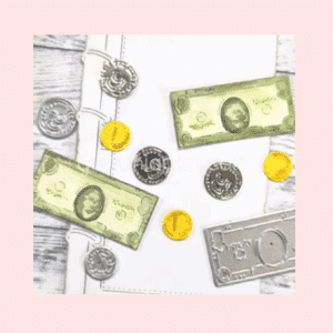 Troquel Bill and Coins Gummiapan