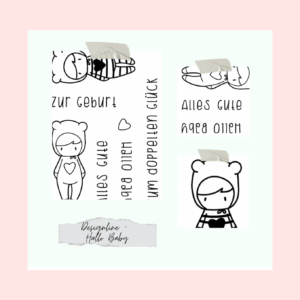 Sello Hallo Baby EmmapÜnktchen Creative Depot