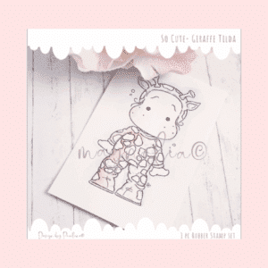 Sello Giraffe Tilda Magnolia sin montar