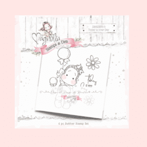 Sello Magnolia Jubilee ~ Today is your Day sin montar