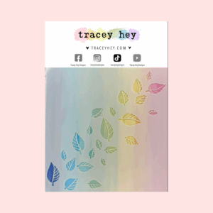 Stencil Leaf Trail T.Hey