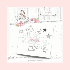 Sello 12 month's of xmas ~ Holiday Sparkle Magnolia  sin montar