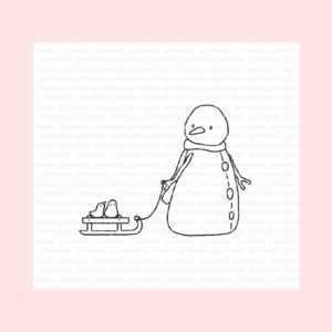 Sello Yuki with Sled Gummiapan 21090408