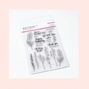 Sello Evergreen Foliage Evelin T Designs