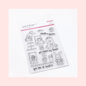 Sello Coffee Loving Critters Evelin T Designs