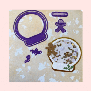 Troquel Bola de Nieve Morado Crafts