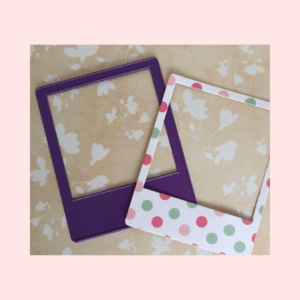 Troquel Polaroid Morado Crafts