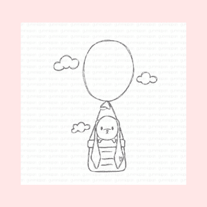 Sello Miku se va de paseo en globo 20040401