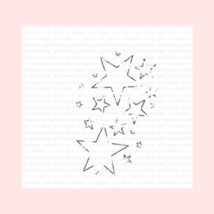 Sello Estrellas deshilachadas 13100701