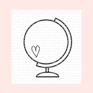 Sello Earth globe 13100202