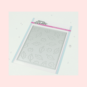 Troquel Stitched Leaves Backdrop Heffy D.