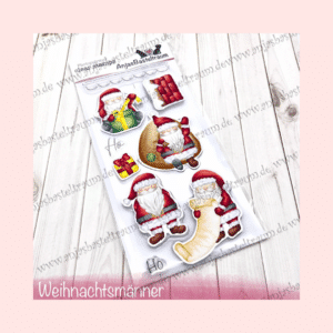 Sello Weihnachtsmänner AnjasBasteltraum