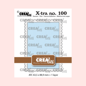 Troquel ATC with postage stamp border clxtra100