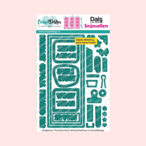 Troquel Tira de fotos Polaroid CD ( snijmallen)