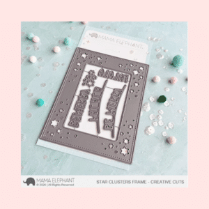 Troquel  Star Clusters Frame - Creative Cuts - Mama Elephant