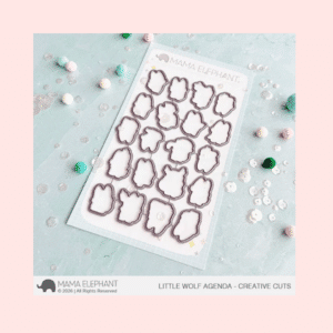 Troquel Little Wolf Agenda - CC - Mama Elephant