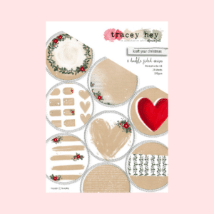 Pad Papeles A5 - Kraft Your Christmas - Tracey Hey