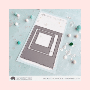 Troquel Deckled Polaroids - Creative Cuts - Mama Elephant
